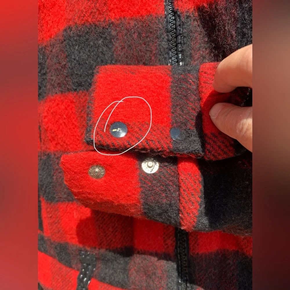 EUC vintage Wool Plaid Michael Jackson Bomber jacket - Picture 6 of 14